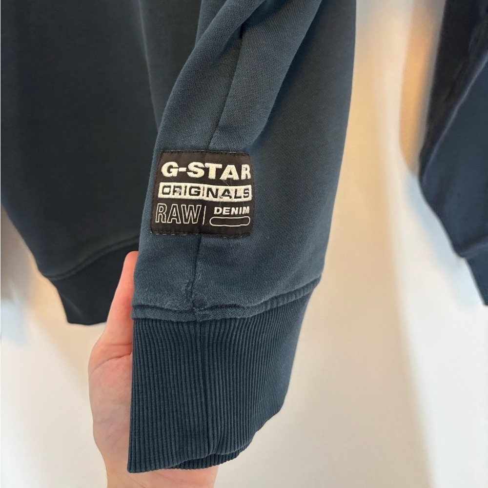 G-Star Raw Men's Dark Blue Crewneck Sweater - Picture 2 of 5